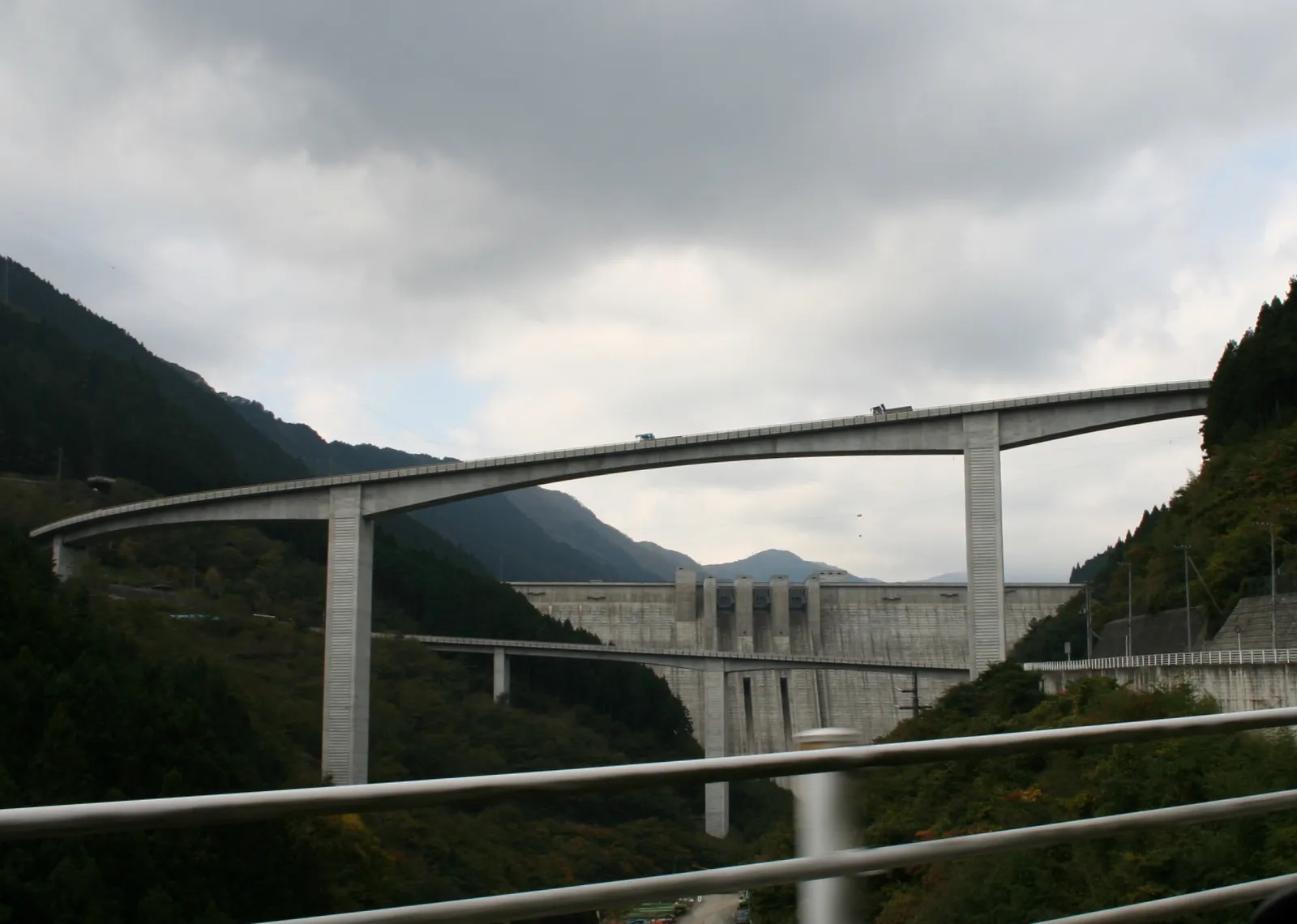 loop bridge in Ohtake-Mura loop bridge in Ohtake-Mura