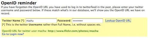 OpenID Reminder