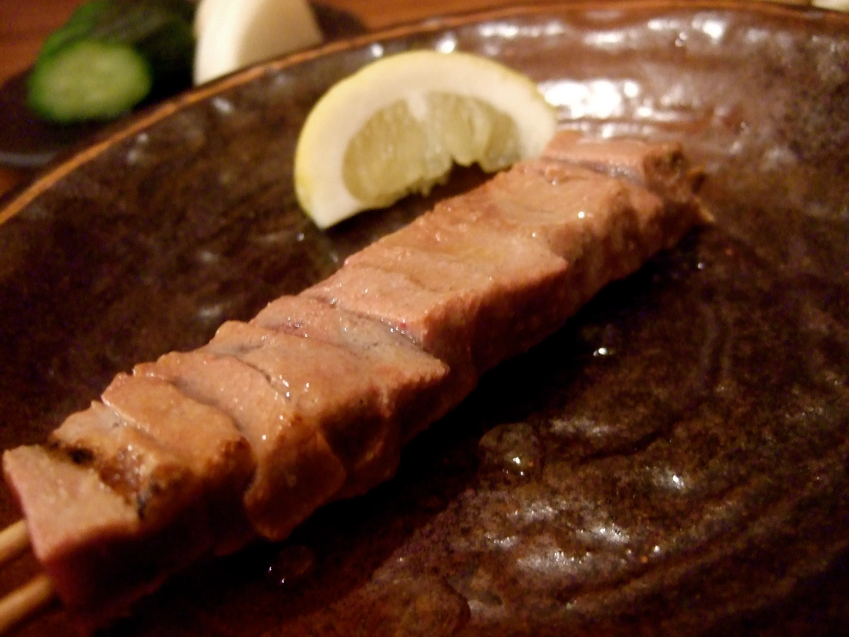 レバ焼き at 鳥茂
