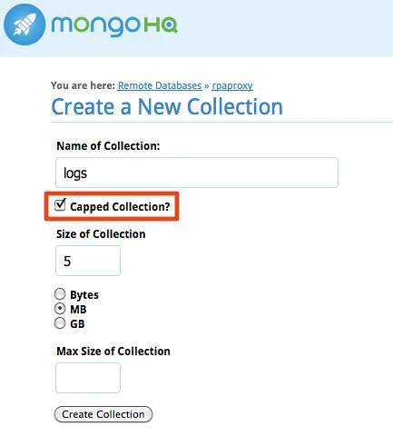 mongodb - capped collection mongodb - capped collection